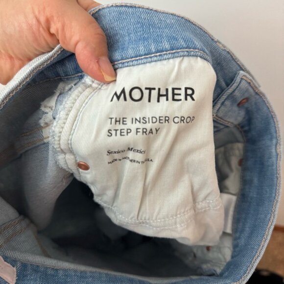 MOTHER THE INSIDER CROP STEP FRAY size 27 - Picture 5 of 7